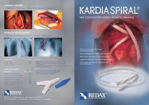 KARDIA SPIRAL - A fluted drain designed for cardio-thoracic drainage