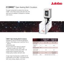 JULABO CORIO Laboratory Circulators Brochure The future Generation-13