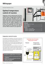 Optimal temperature control of reactors-1