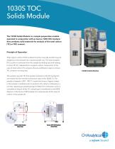 1030S Solids Analysis Module (for the Aurora 1030) Specification Sheet