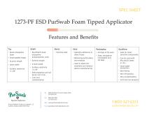 3” ESD Foam Swab - 1273-PF ESD-1