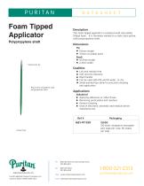 3” ESD Foam Swab - 1621-PF ESD-1