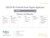 3” Foam Swab - 1283-PF BL-1