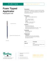 3” Foam Swab - 1622-PF - 1