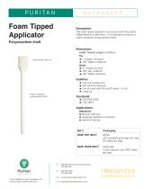 5” Foam Swab - 1605-PSF RECT-1