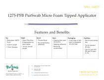 6” Foam Swab - 1275-PFB-1