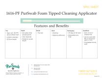 6” Foam Swab - 1616-PF - 1