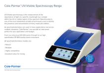 Cole-Parmer Spectrophotometer Brochure - 2