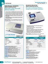 Cole-Parmer@ UV/Visible Spectrophotometer - 1