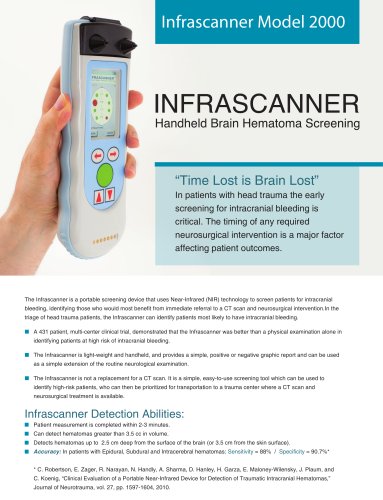 The Infrascanner Model 2000