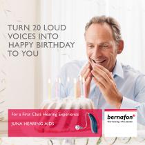 TURN 20 LOUD VOICES INTO HAPPY BIRTHDAY TO YOU JUNA HEARING AIDS-1