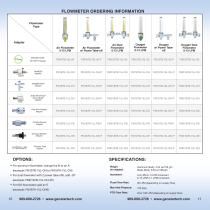 SUCTION REGULATORS, FLOWMETERS & ACCESSORIES - 6