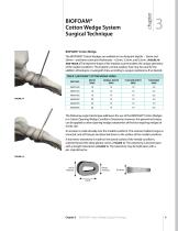 BIOFOAM Wedge System SURGICAL TECHNIQUE - 9