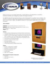 28" Vertical Hallway Computing Station with Open Display - 2