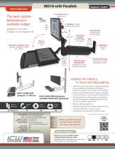 MD18 Arm with Laptop Tray - 1