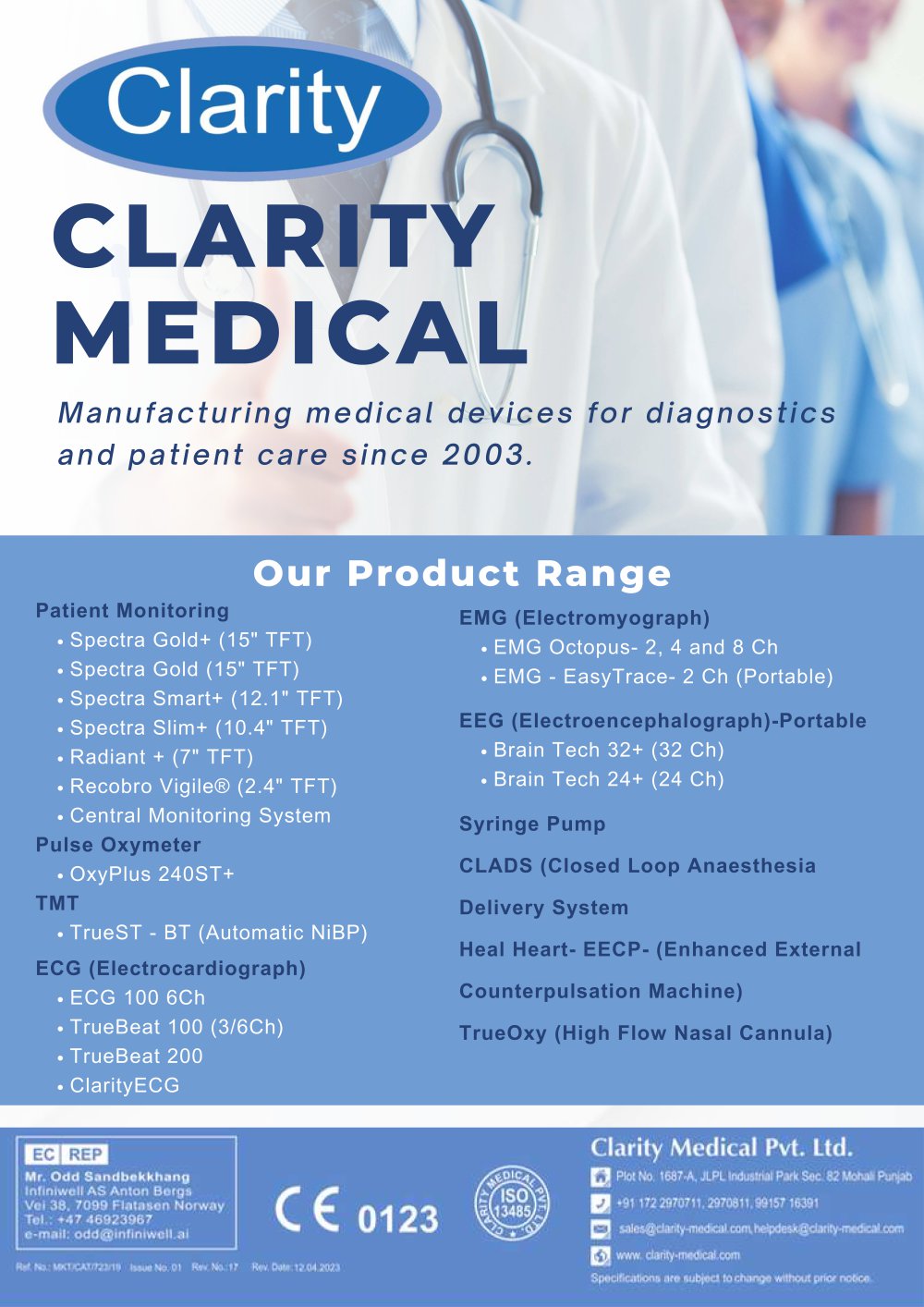 Clarity Medical All product catalog - Clarity Medical