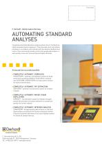 System for the determination of ADF, NDF and crude fibre FIBRETHERM - 7