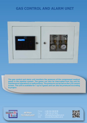 Gas Control and Alarm Unit