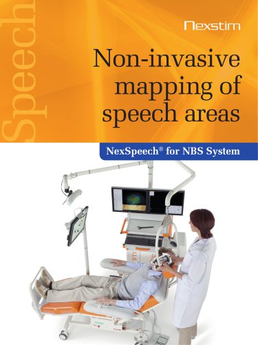 Non-invasive mapping of speech areas