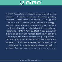 PORTABLE MESH NEBULIZER MODEL NO: HNK-MESH-01-2
