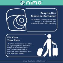 PORTABLE MESH NEBULIZER MODEL NO: HNK-MESH-01-5