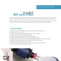 Rotary evaporator RS 100-PRO-2