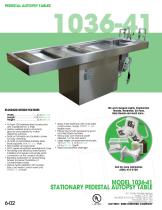 Pedestal Autopsy Tables - 2