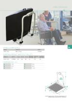 H351-10-2 SINGLE-RAMP WHEELCHAIR SCALE WITH HANDRAIL - 2