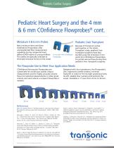 Pediatric Heart Surgery and the 4 mm & 6 mm COnfidence Flowprobes® - 2