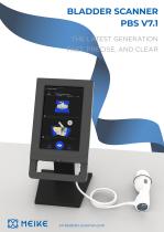 Trolley-mounted bladder scanner PBSV7.1-1