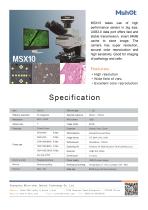 Mshot MSX10 20.0MP microscope camera catalogue - 2