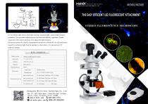 Stereo fluorescence microscope MZX81 MZX80 and fluorescent attachment for stereo microscope MZX-BG-LED - 1