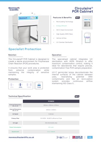 Circulaire® PCR Cabinet
