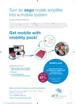 eego™mylab leaflet: Turn an eego™mylab amplifier  into a mobile system - 1