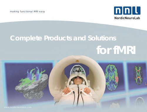 Complete Products and Solutions for fMRI