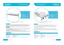 1-2 Flat Hospital Bed MF1S-1
