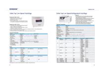 35-36 Table Top Low Speed Centrifuge & Table Top Low Speed Refrigerated Centrifuge BKC-TL5VII-1