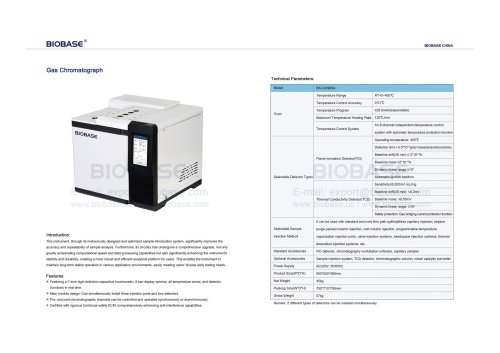 511-512 Gas Chromatograph BK-GC900A