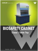 Biosafety Cabinet Class I Table Top - 1