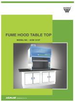 Fume Hood Table Top (ACM-1312T) - 1