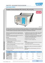 Portable Process Analyser PA 7.0 for O2, CO2 or O2/CO2 - 1