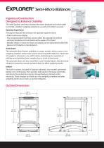 EXPLORER® Semi-Micro Balances - 3