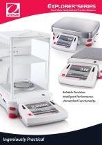 EXPLORER®SERIES Semi-Micro, Analytical and Precision Balances - 1