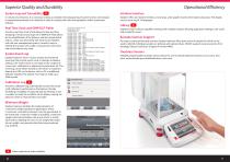 EXPLORER®SERIES Semi-Micro, Analytical and Precision Balances - 4