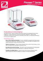 Pioneer Series Analytical and Precision Balances - 1