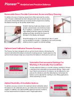 Pioneer Series Analytical and Precision Balances - 2