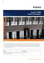 Soxtec™ Crude Fat Brochure - 1