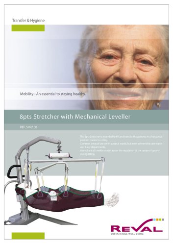 8 pts stretcher with mechanical leveller