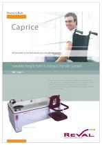 CAPRICE - Variable height bath and integral transfer system - 1