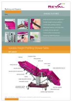 IRIS - Variable height profiling shower table - 2